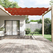 Toldo vertical 140x800 cm tecido oxford cor terracota