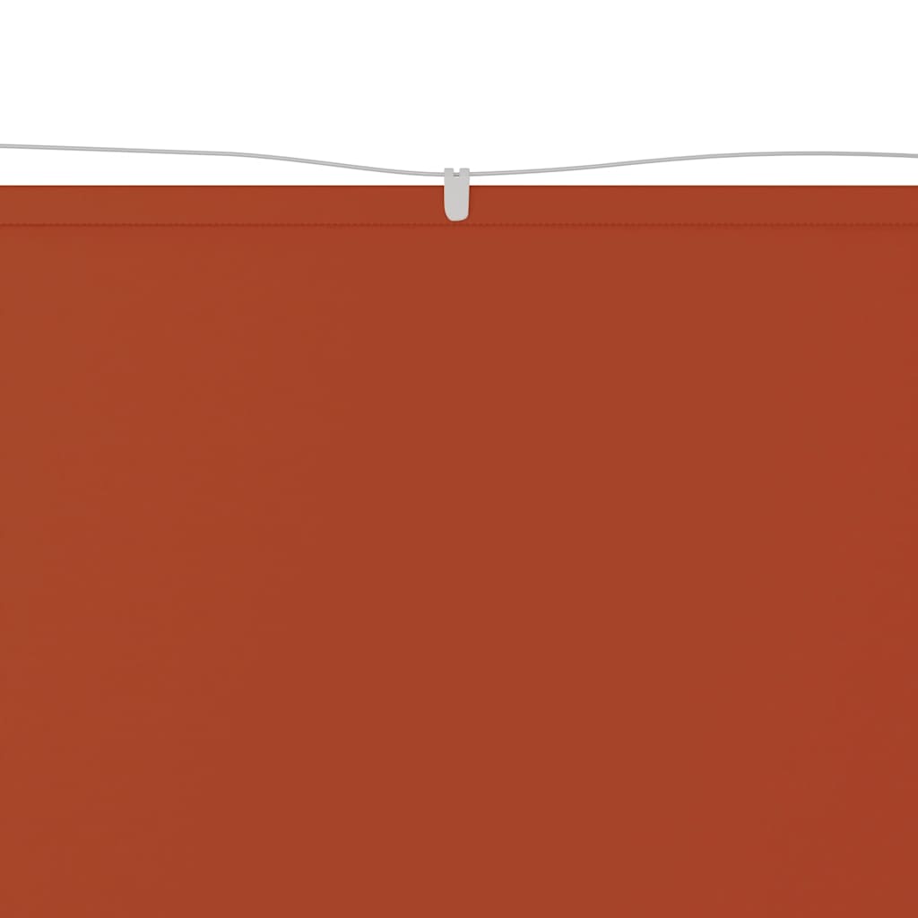 Toldo vertical 180x1000 cm tecido oxford cor terracota