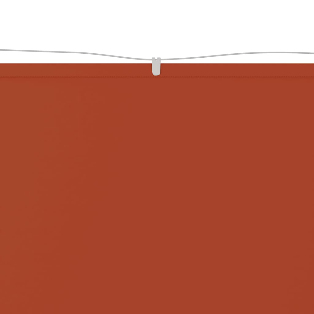 Toldo vertical 180x1200 cm tecido oxford cor terracota