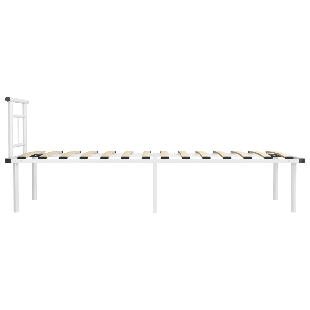 Estrutura de cama metal 90x200 cm branco