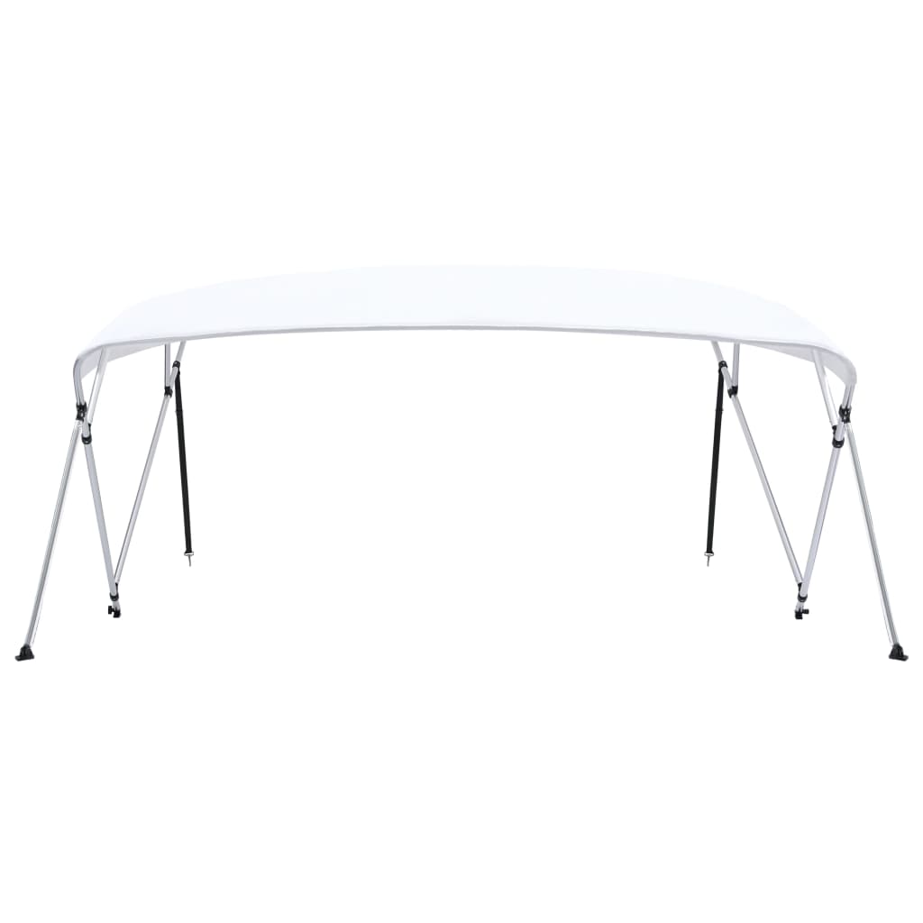 Toldo em 4 arcos Bimini 243x(230-244)x137 cm branco