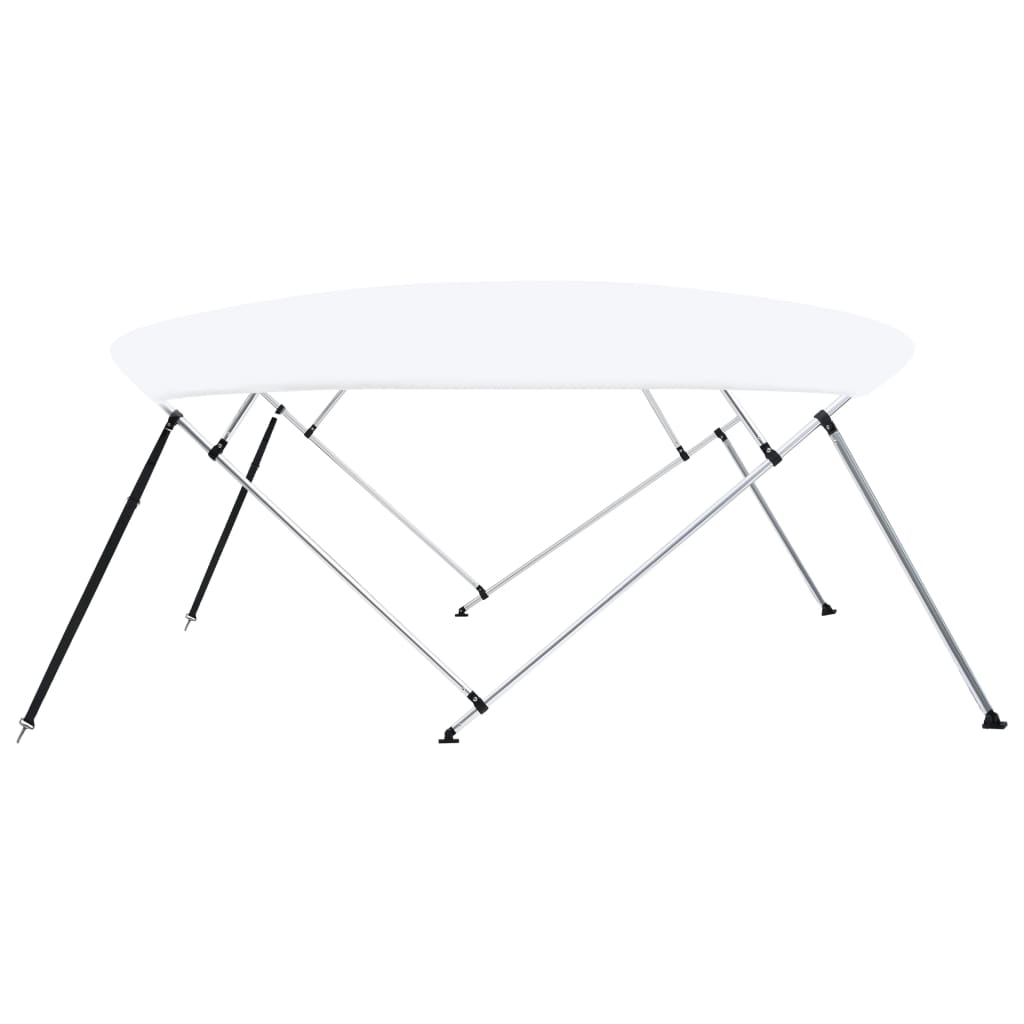 Toldo em 4 arcos Bimini 243x(230-244)x137 cm branco