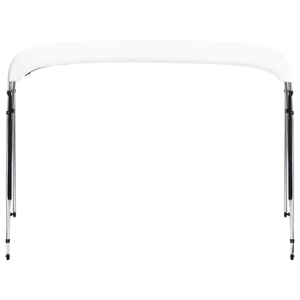 Toldo em 4 arcos Bimini 243x(230-244)x137 cm branco