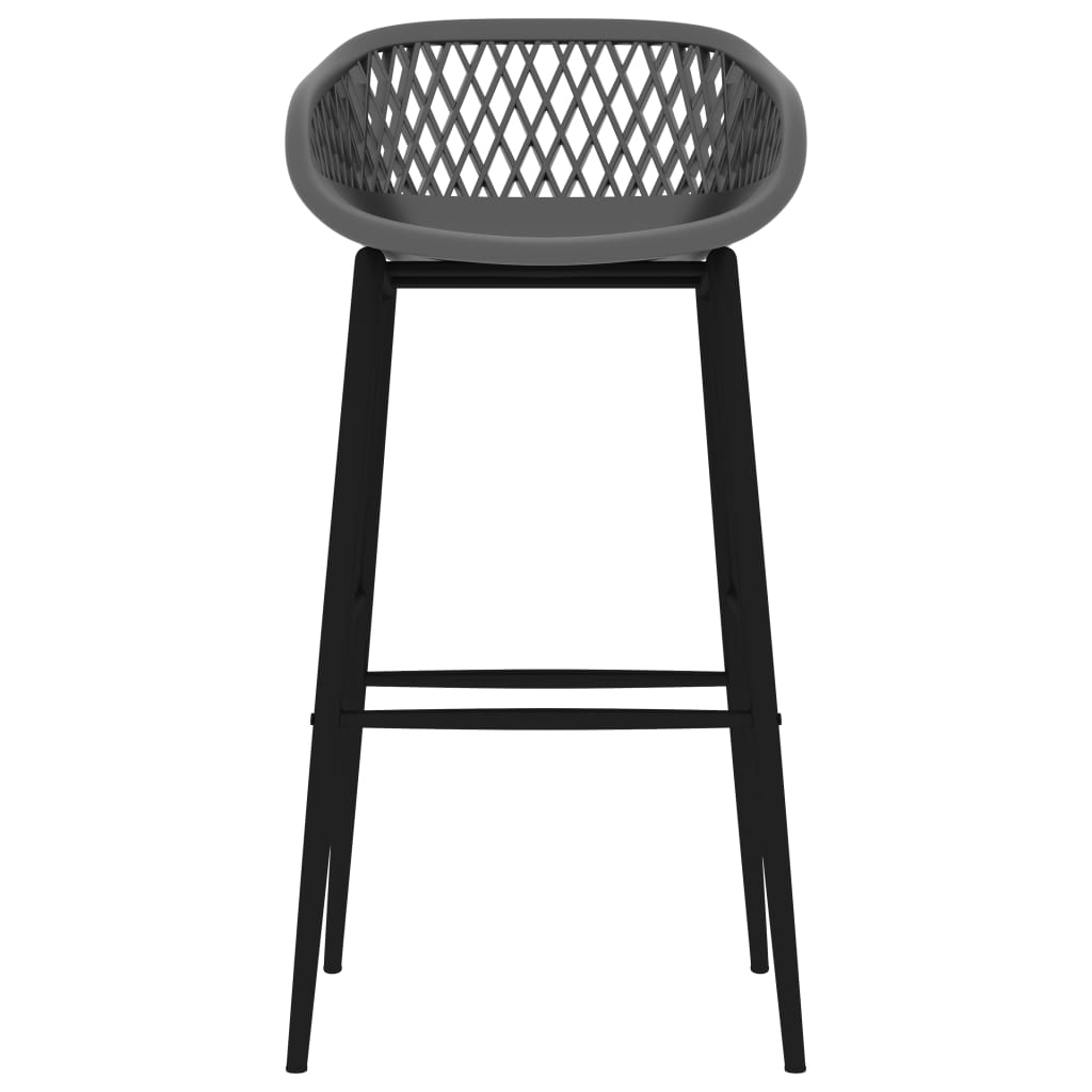 5 pcs conjunto de bar branco e cinzento