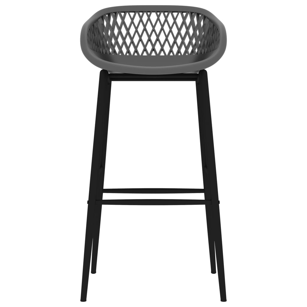 5 pcs conjunto de bar branco e cinzento