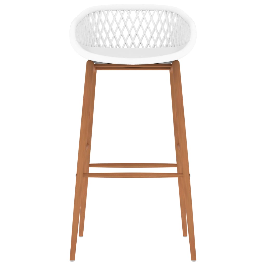 7 pcs conjunto de bar branco e cinzento