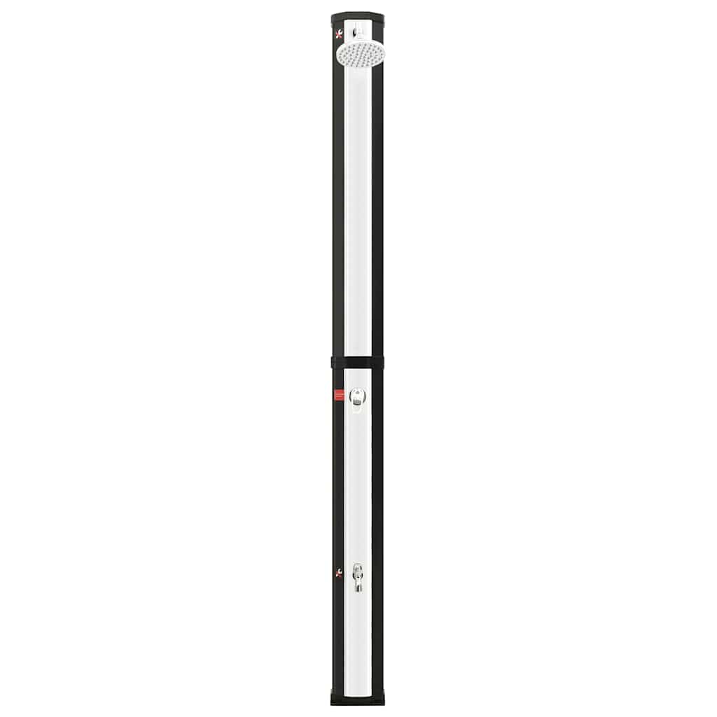 Chuveiro solar de exterior c/ cabeça e torneira 35 L