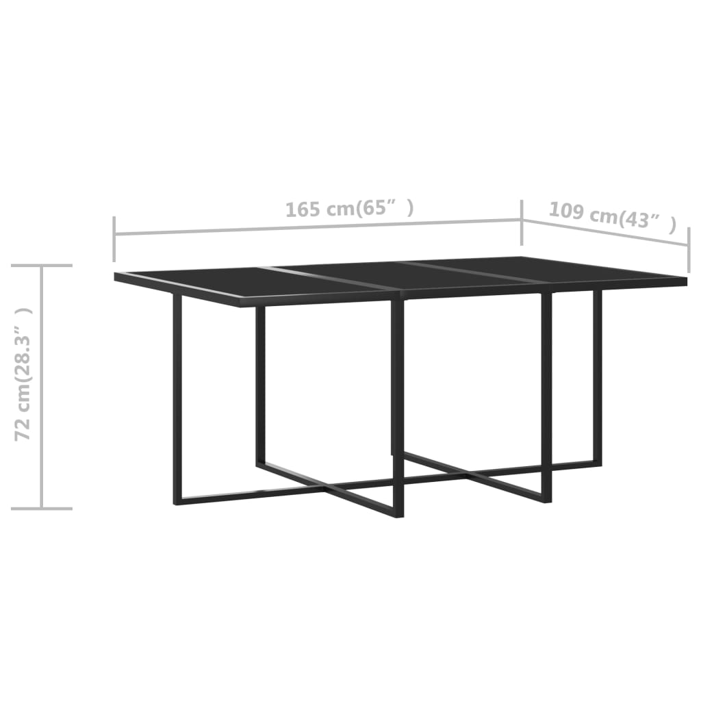 7 pcs conjunto jantar exterior com almofadões vime PE cinzento