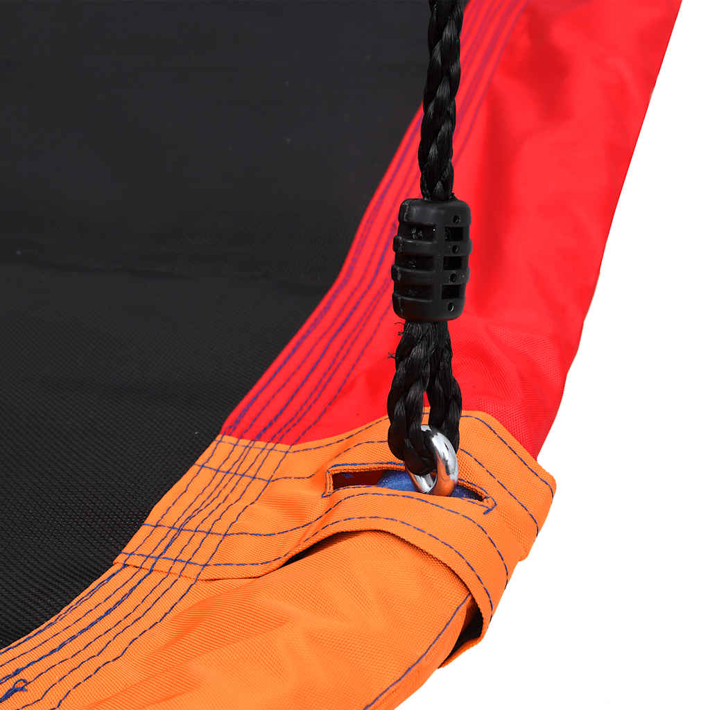 Baloiço estilo ninho com bandeiras 165x70 cm