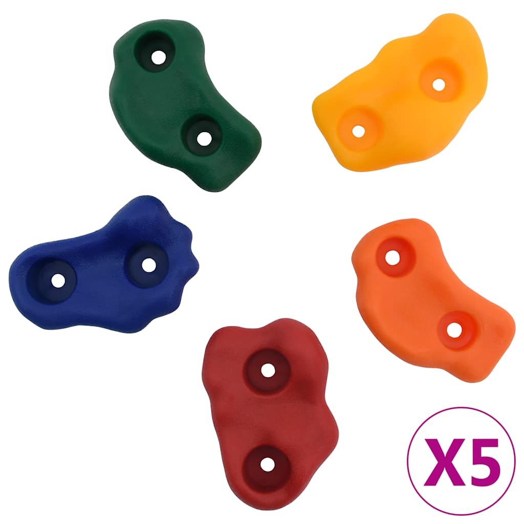 Pedras de escalada com corda 25 pcs multicolorido