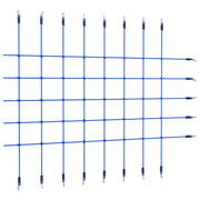 Rede de escalada 200x150 cm azul