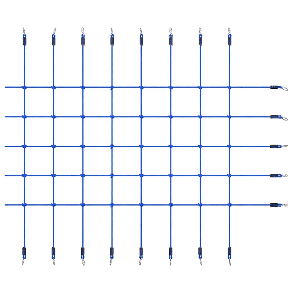Rede de escalada 200x150 cm azul