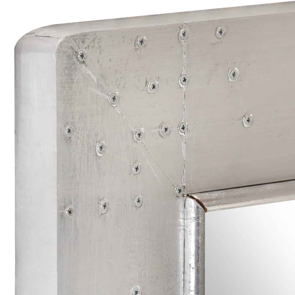 Espelho estilo aviador 80x50 cm metal