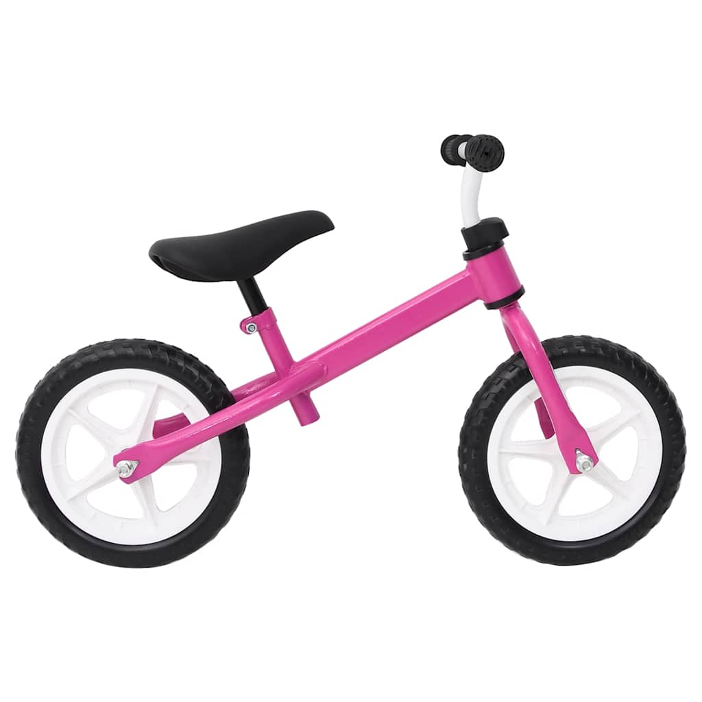 Bicicleta de equilíbrio com rodas de 9,5" rosa