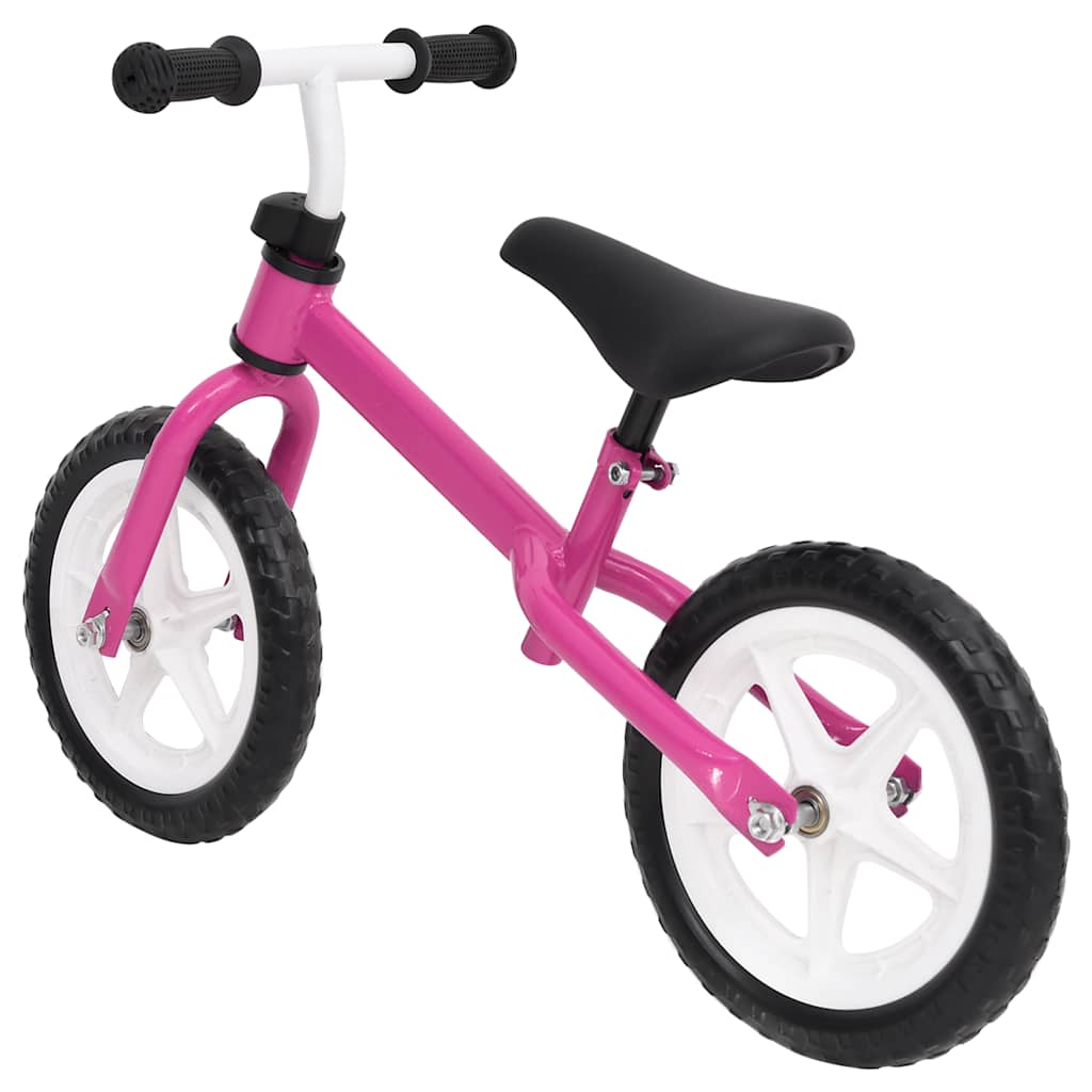 Bicicleta de equilíbrio com rodas de 9,5" rosa