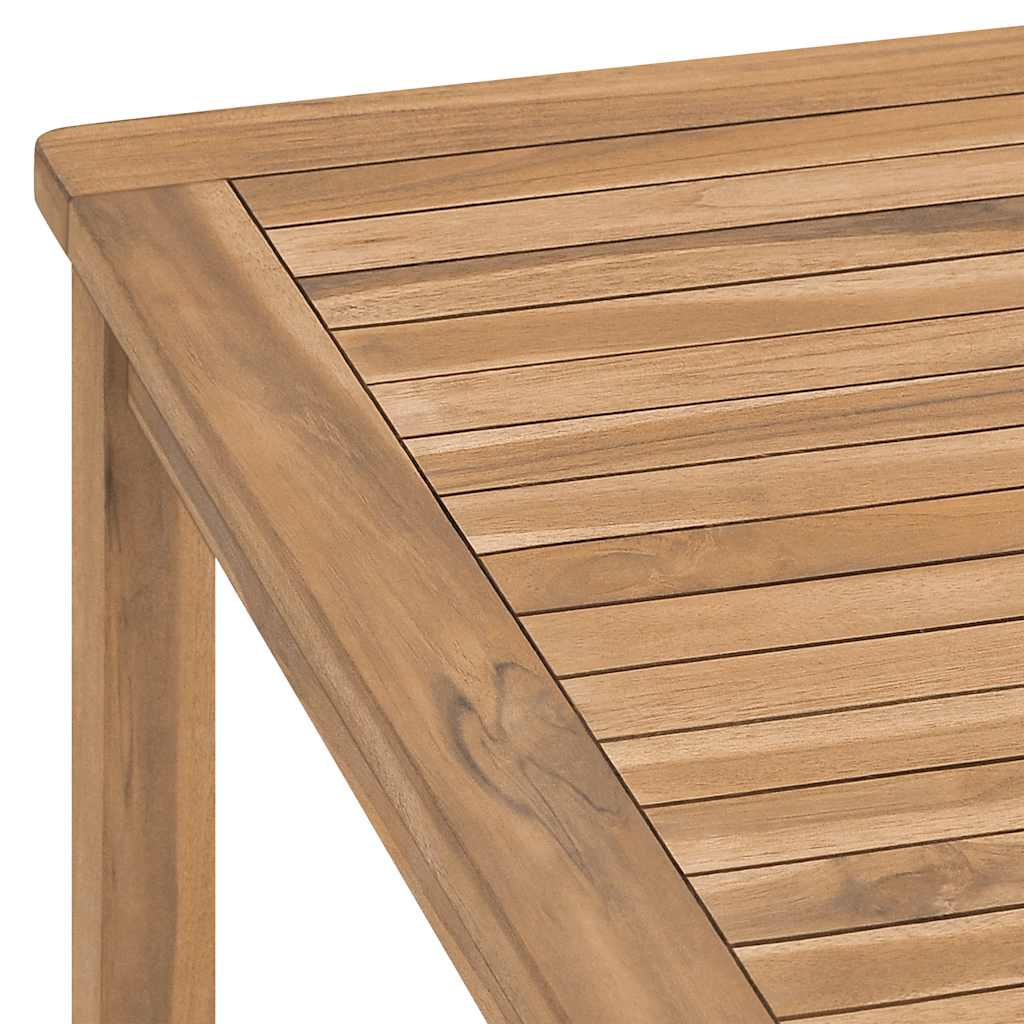 Mesa de jantar para jardim 180x90x77 cm madeira teca maciça