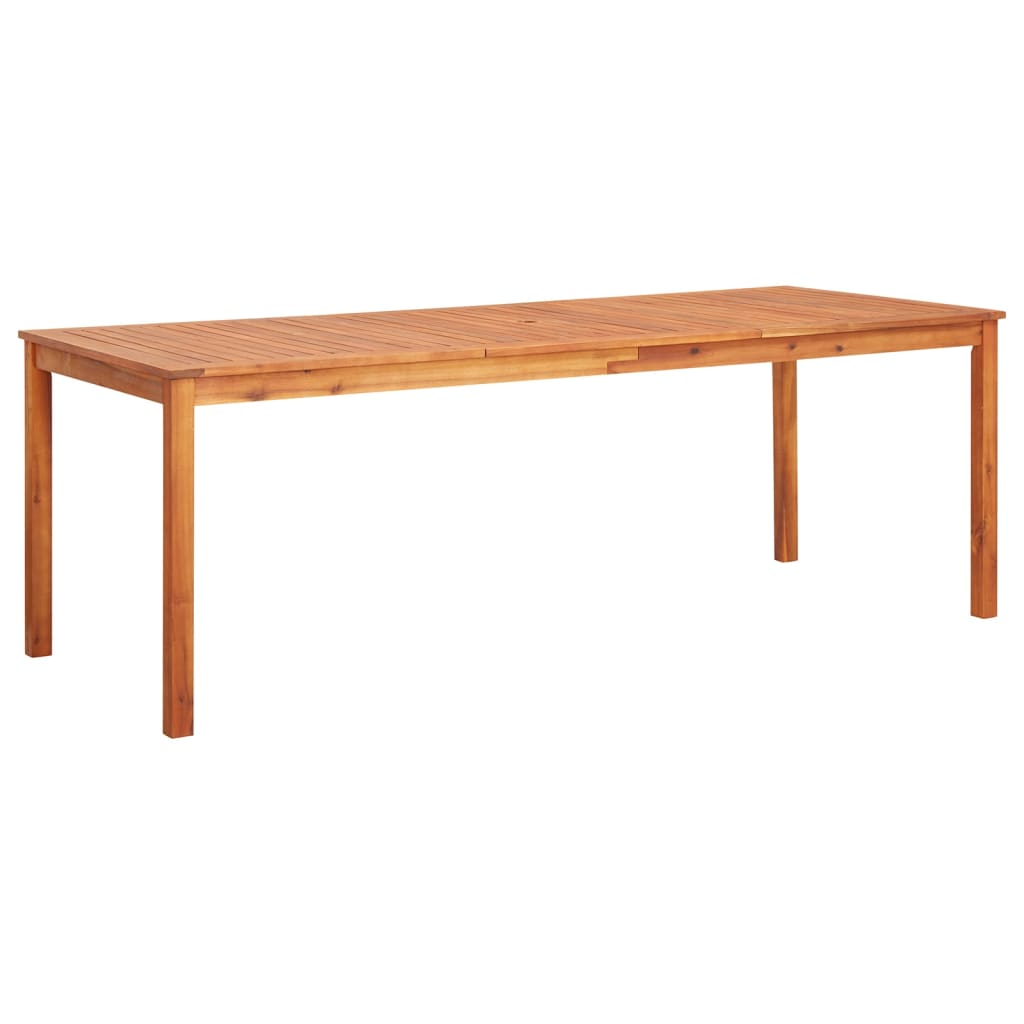 7 pcs conjunto de jantar p/ jardim c/ almofadões acácia maciça