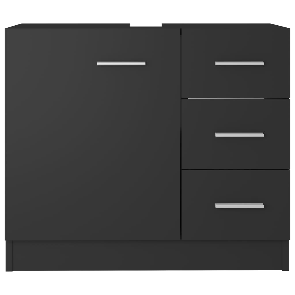 Armário de lavatório 63x30x54 cm derivados de madeira branco