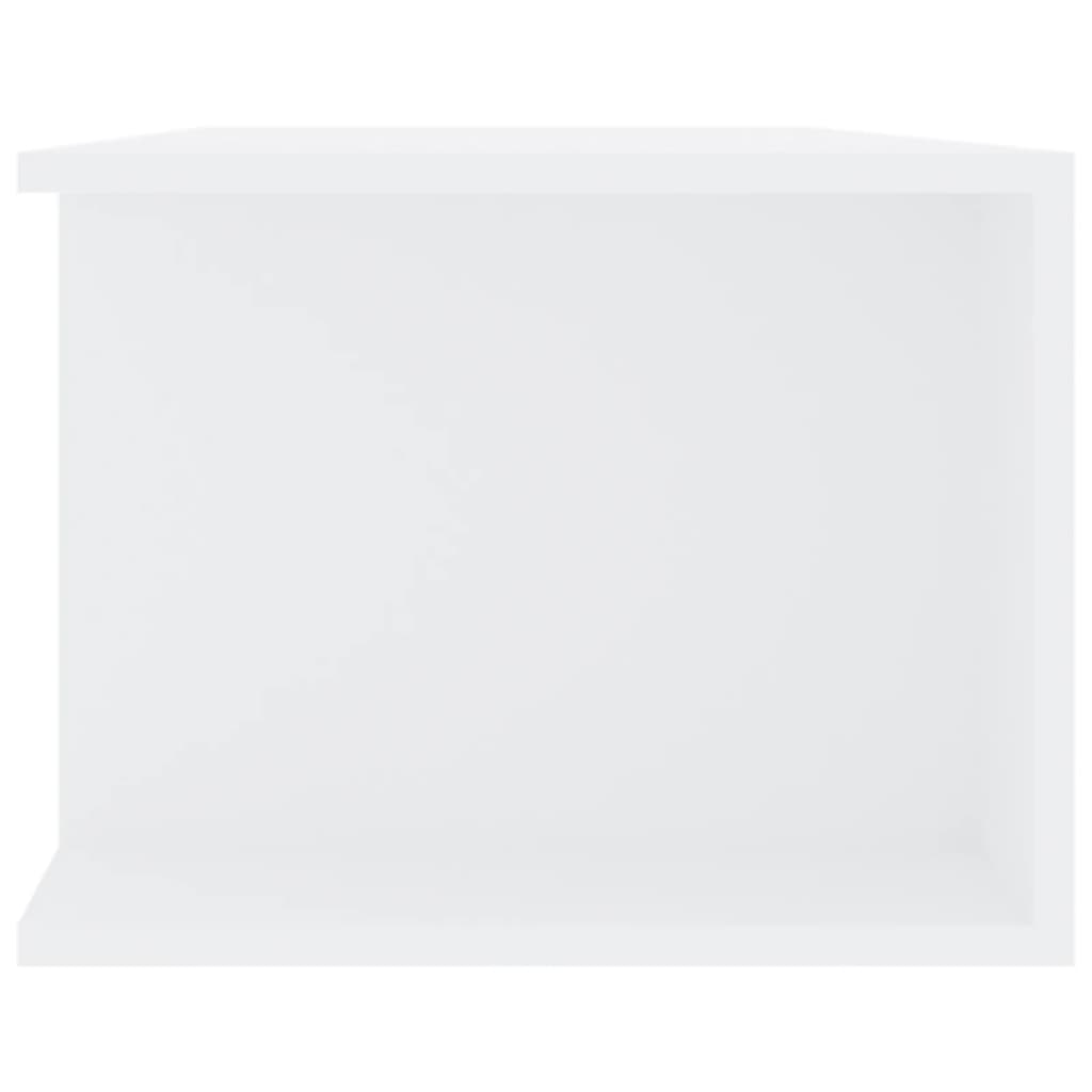 Móvel de TV com luzes LED 90x39x30 cm branco brilhante