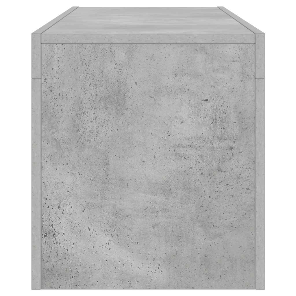 Móvel de TV com luzes LED 90x39x30 cm branco brilhante