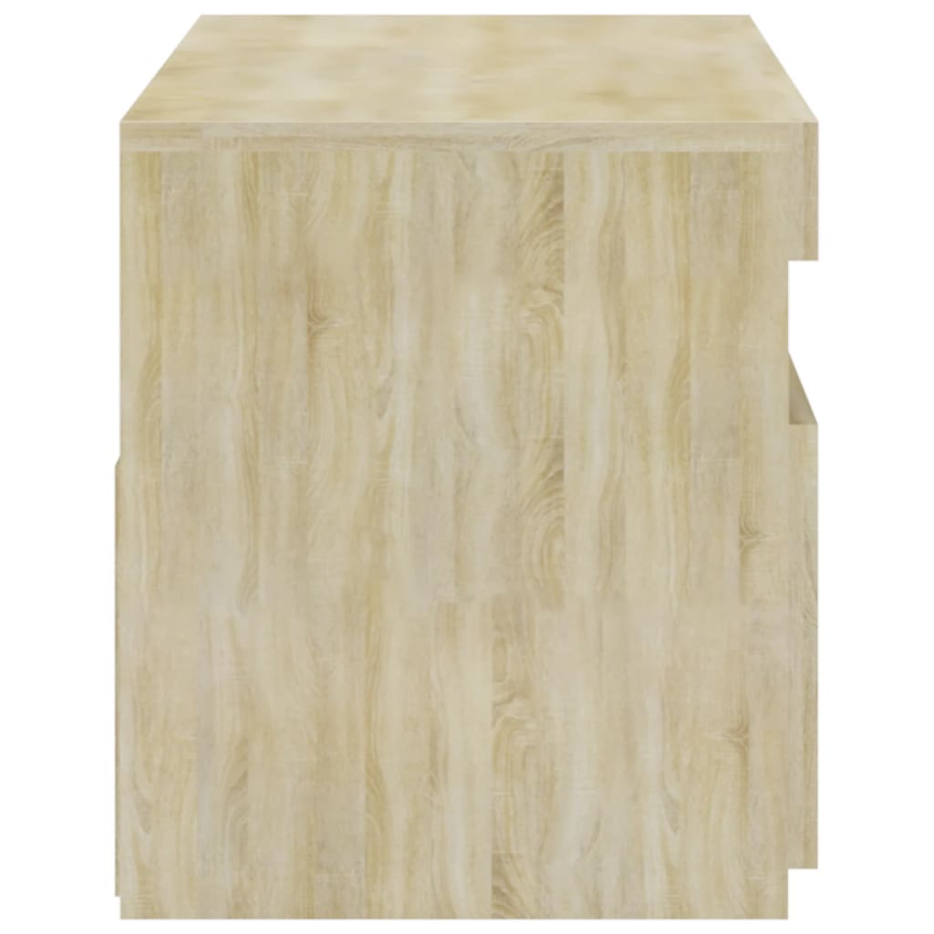 Móvel de TV com luzes LED 75x35x40 cm branco