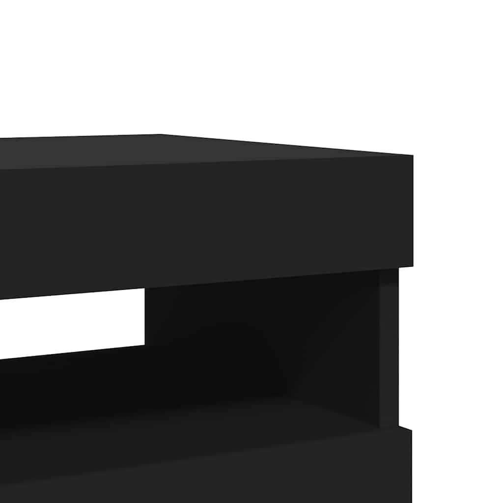 Móveis de TV com luzes LED 2 pcs 60x35x40 cm branco