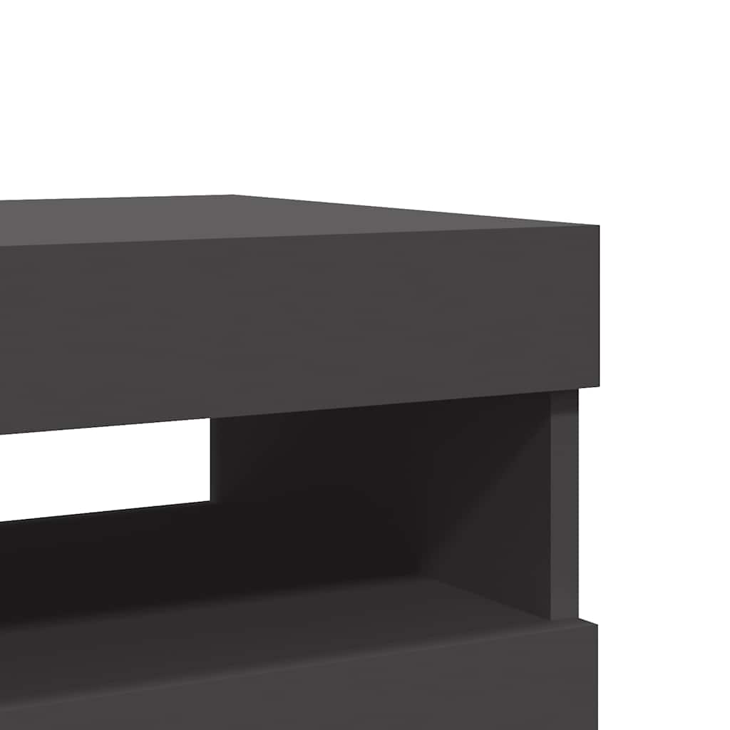 Móveis de TV com luzes LED 2 pcs 60x35x40 cm branco