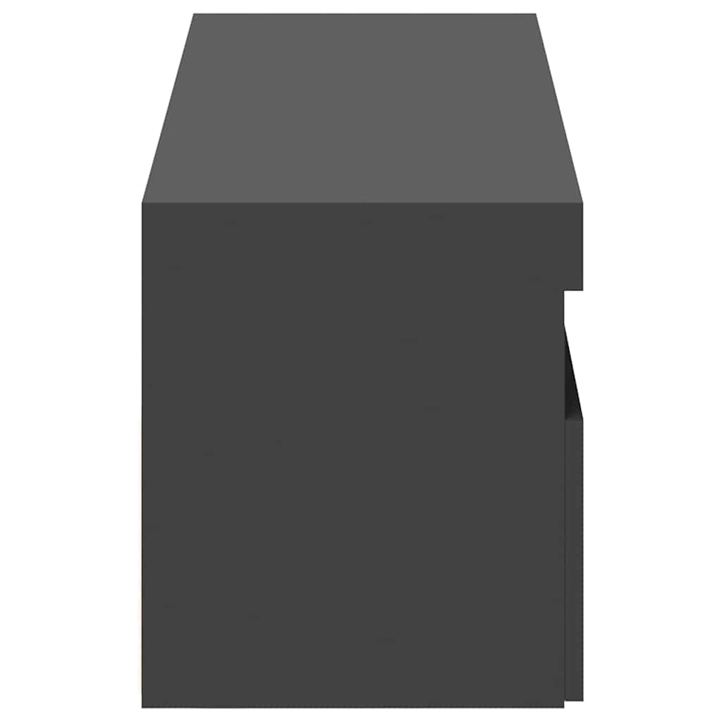 Móveis de TV com luzes LED 2 pcs 60x35x40 cm branco