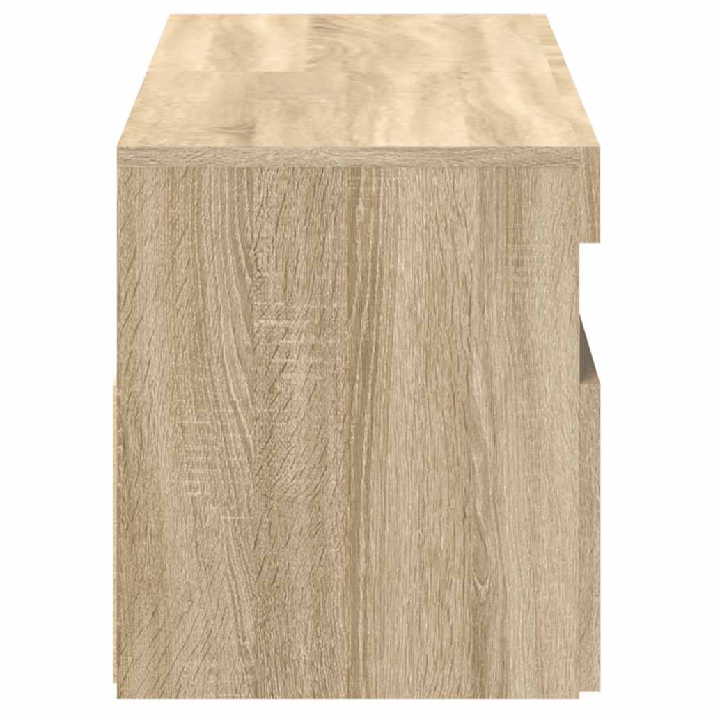 Móveis de TV com luzes LED 2 pcs 60x35x40 cm branco