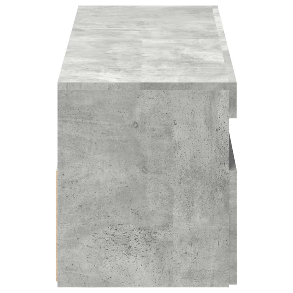 Móveis de TV com luzes LED 2 pcs 60x35x40 cm branco