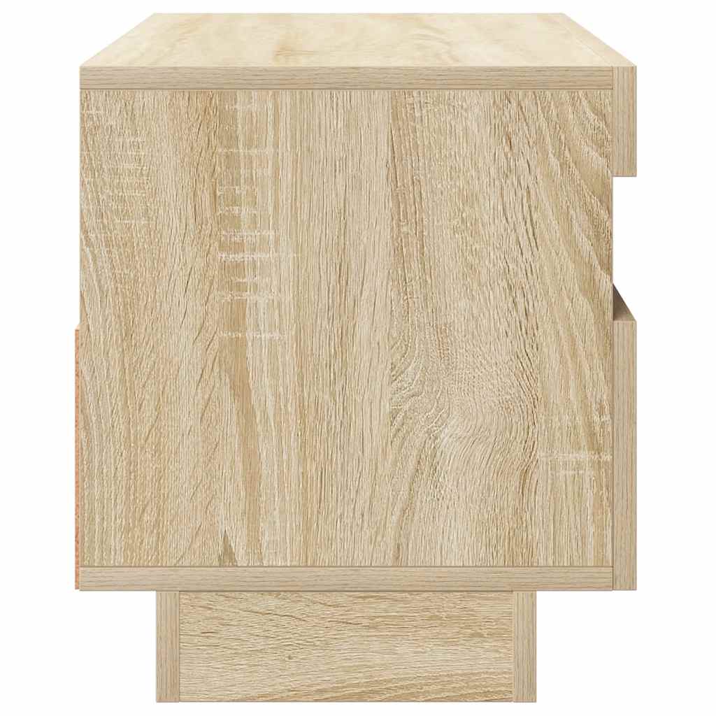 Móvel de TV com luzes LED 120x30x36 cm branco