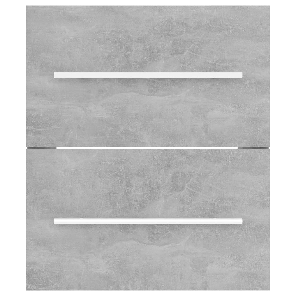 Armário lavatório 80x38,5x48 cm derivados de madeira preto