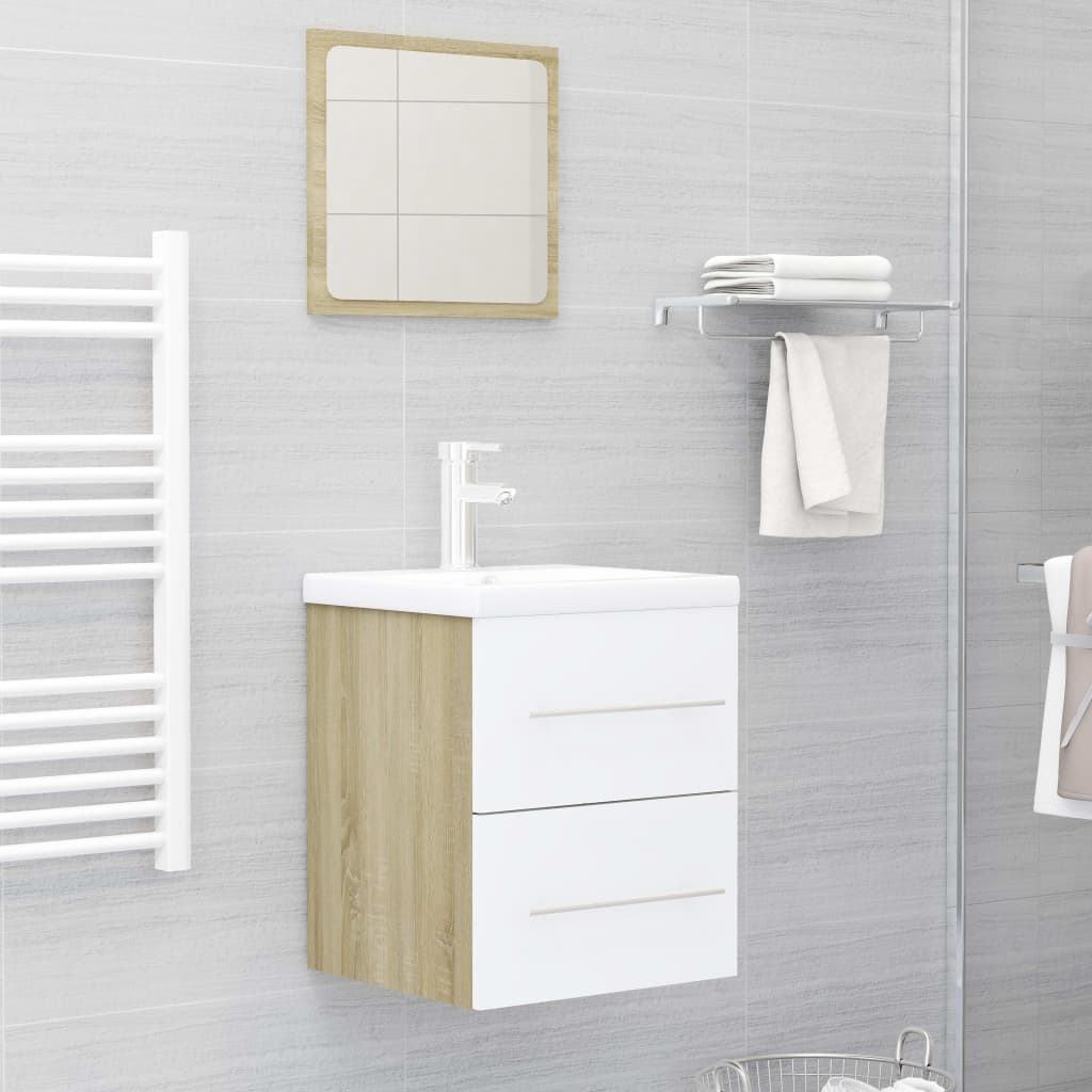 Armário lavatório 80x38,5x48 cm derivados de madeira preto