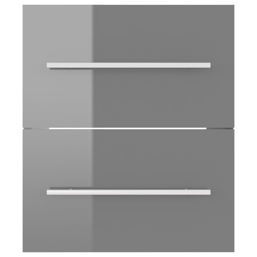 Armário lavatório 80x38,5x48 cm derivados de madeira preto