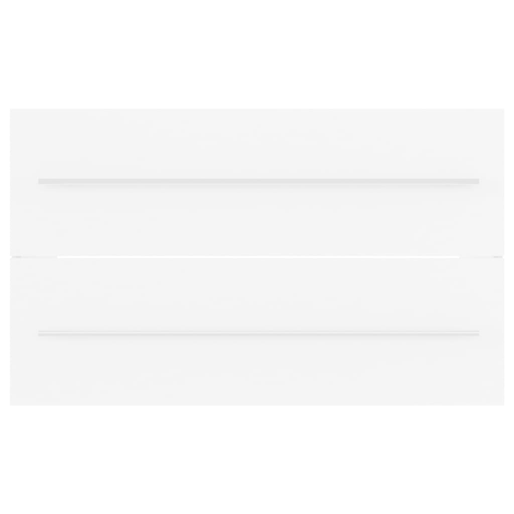 Armário lavatório 80x38,5x48 cm derivados de madeira preto