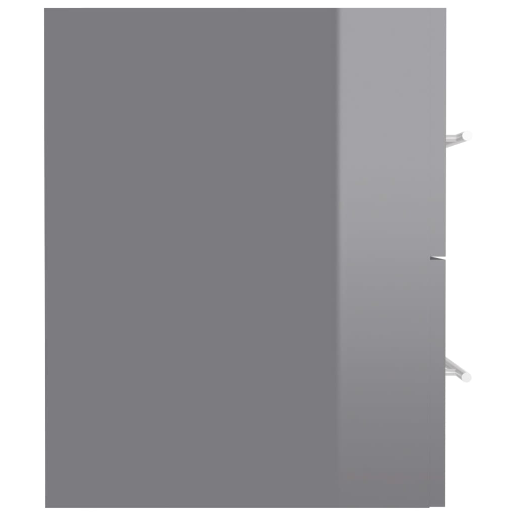 Armário lavatório 80x38,5x48 cm derivados de madeira preto