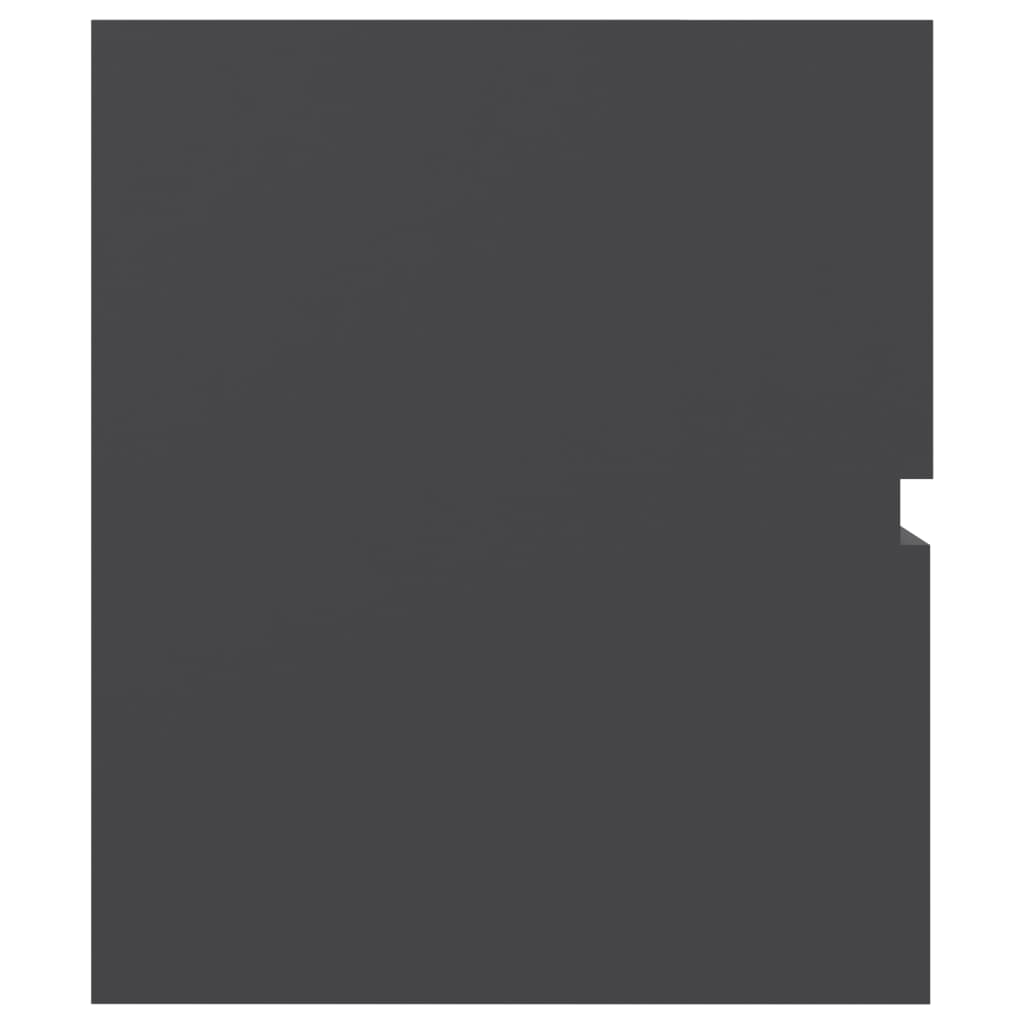 Armário lavatório derivados de madeira branco brilhante