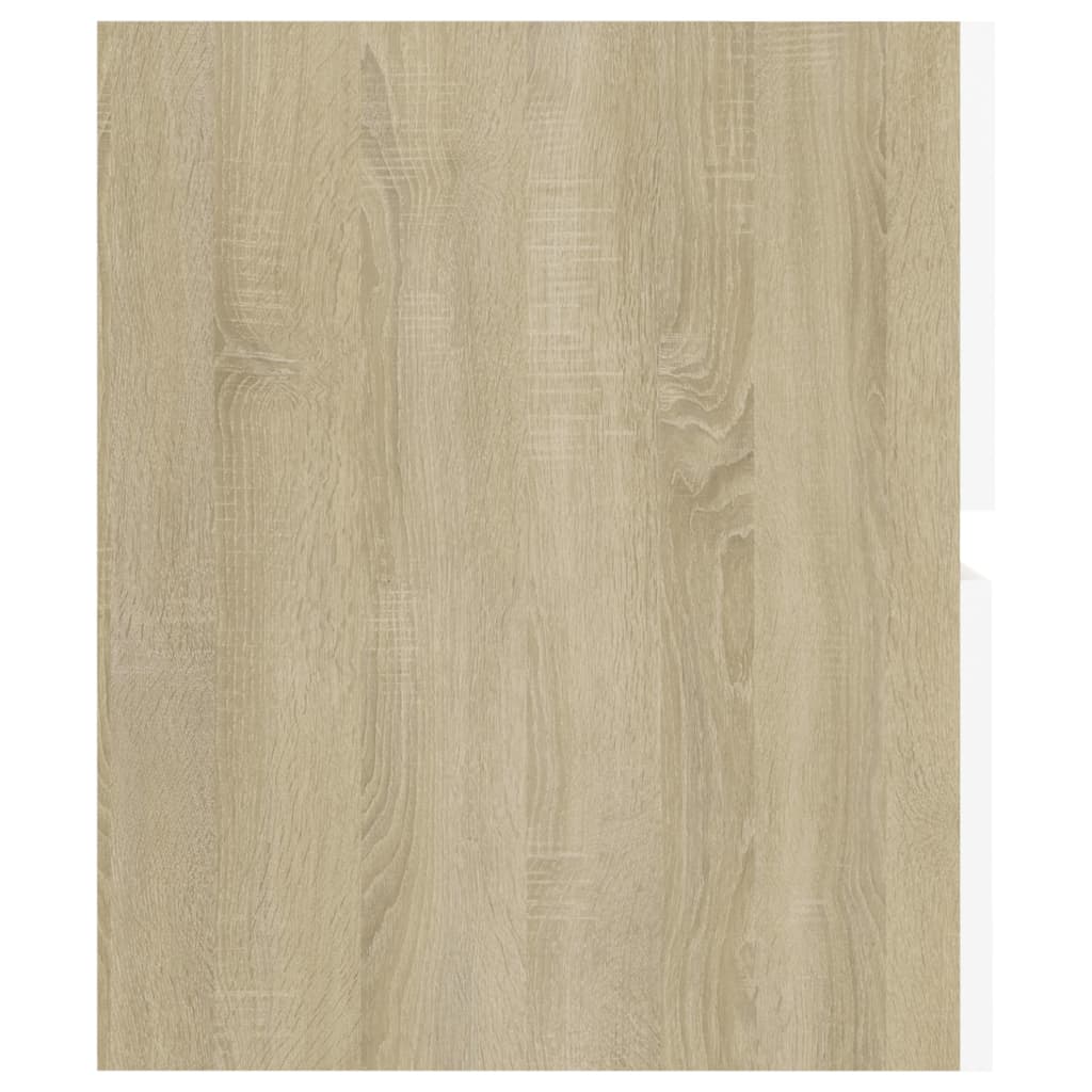 Armário lavatório derivados de madeira branco brilhante