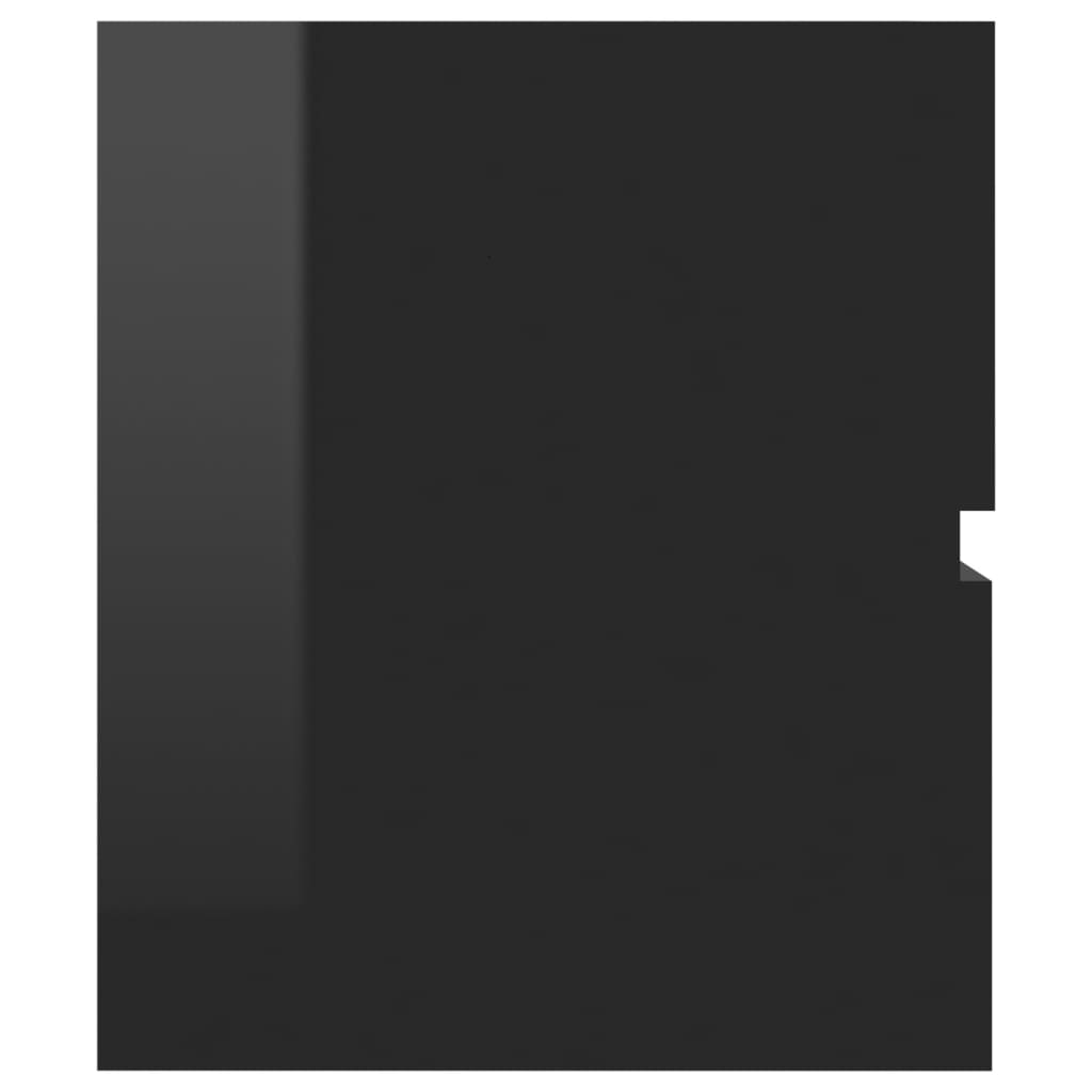 Armário lavatório derivados de madeira branco brilhante