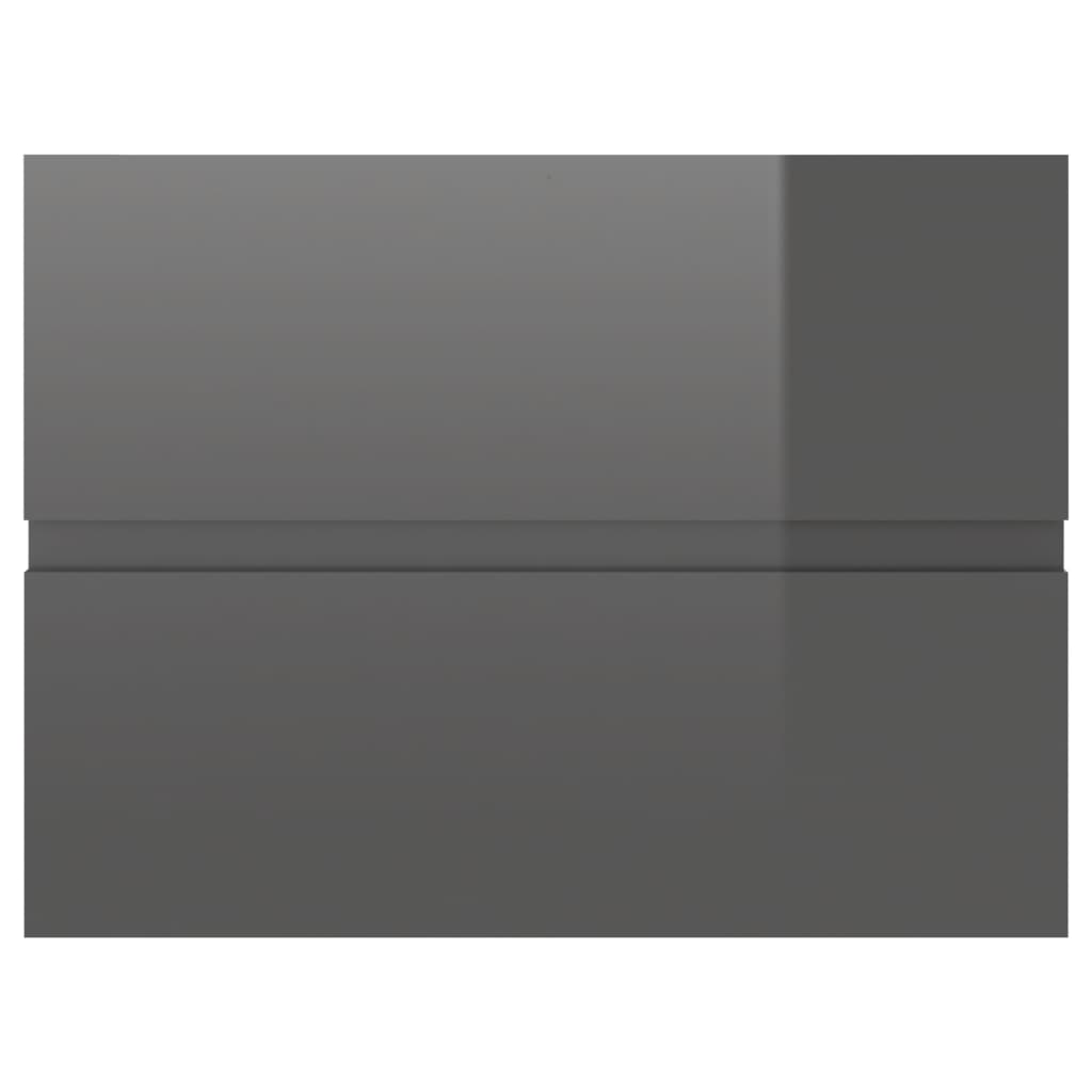 Armário lavatório derivados de madeira branco brilhante