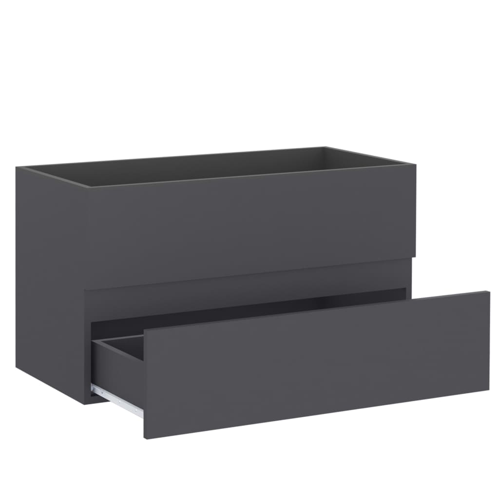 Armário lavatório derivados de madeira branco brilhante