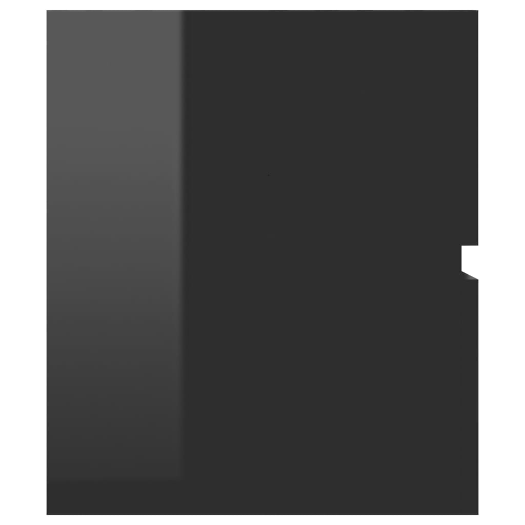 Armário lavatório derivados de madeira branco brilhante