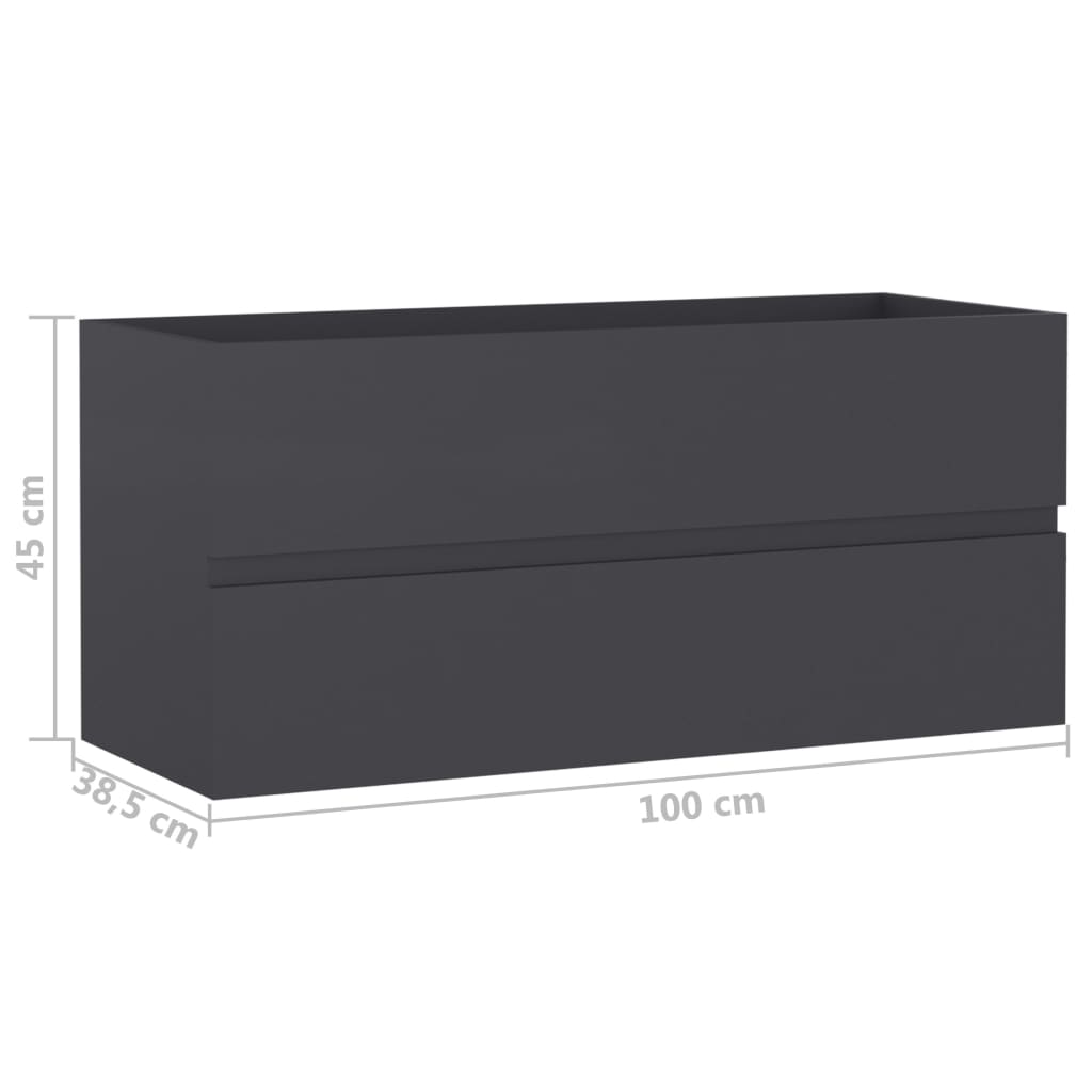 Armário lavatório derivados de madeira branco brilhante