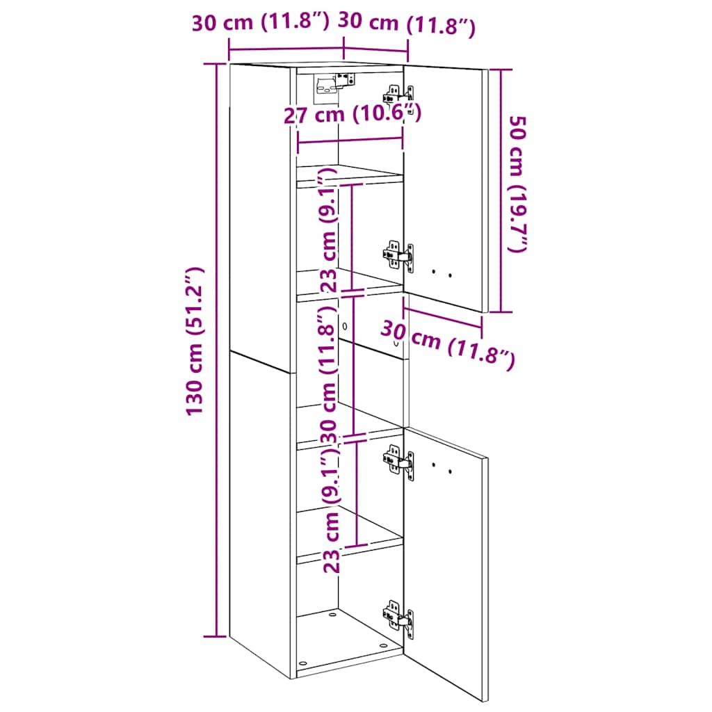 Armário casa de banho derivados de madeira branco brilhante