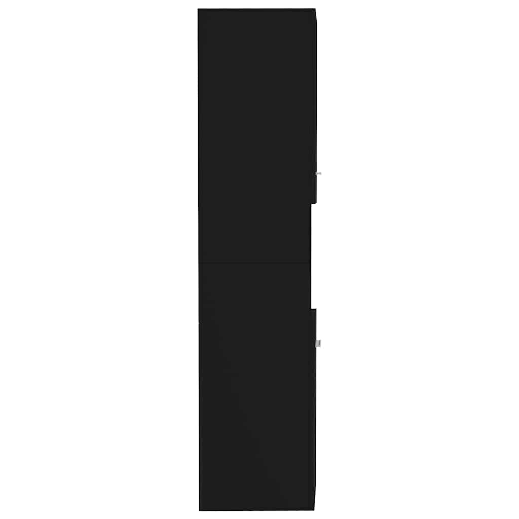 Armário casa de banho derivados de madeira branco brilhante