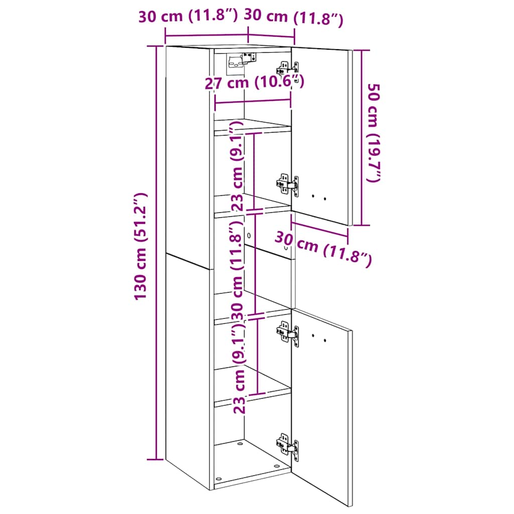 Armário casa de banho derivados de madeira branco brilhante