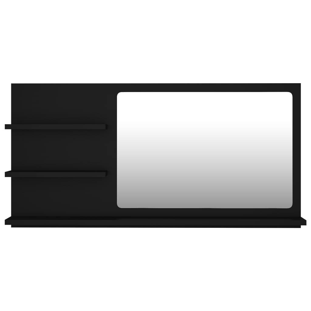 Espelho de casa de banho 60x10,5x45 cm contraplacado branco