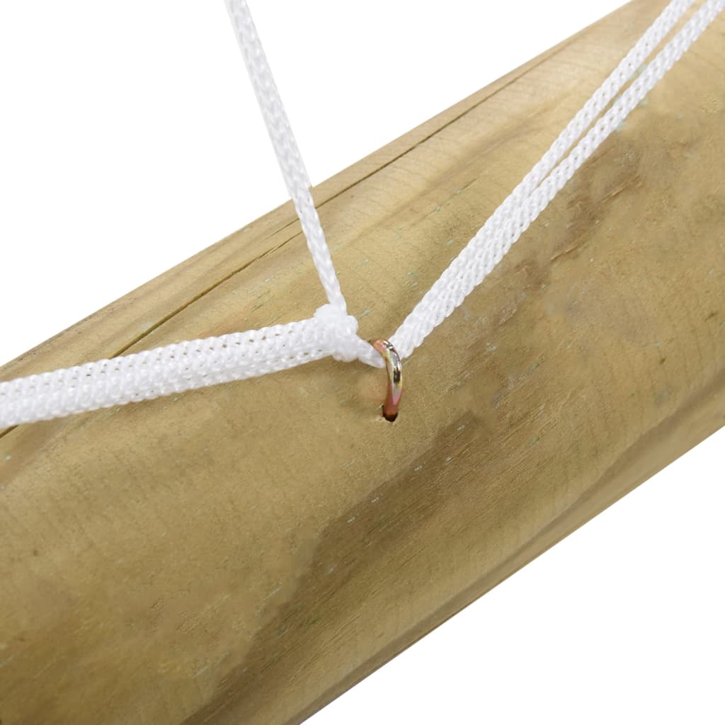 Baliza de futebol com rede 160x80x100 cm pinho impregnado