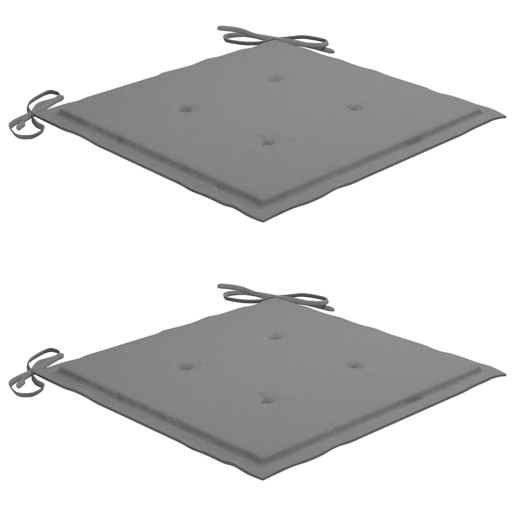 Cadeiras de jardim c/ mesa de centro e almofadões acácia maciça