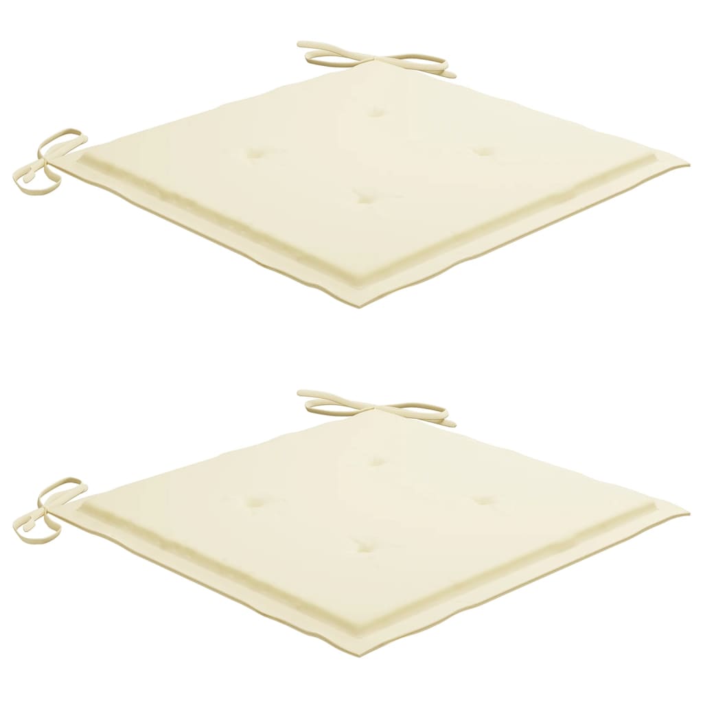 Cadeiras de jardim c/ mesa de centro e almofadões acácia maciça